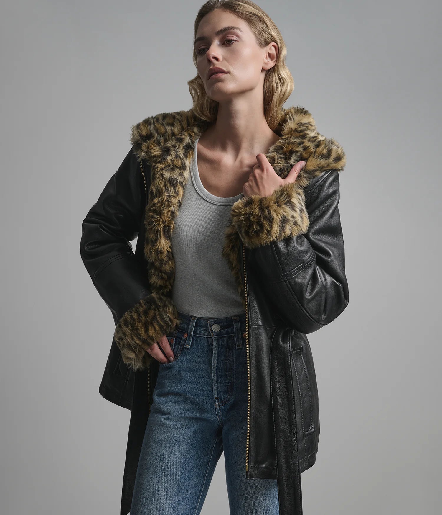 Genevieve Belted Trench Coat