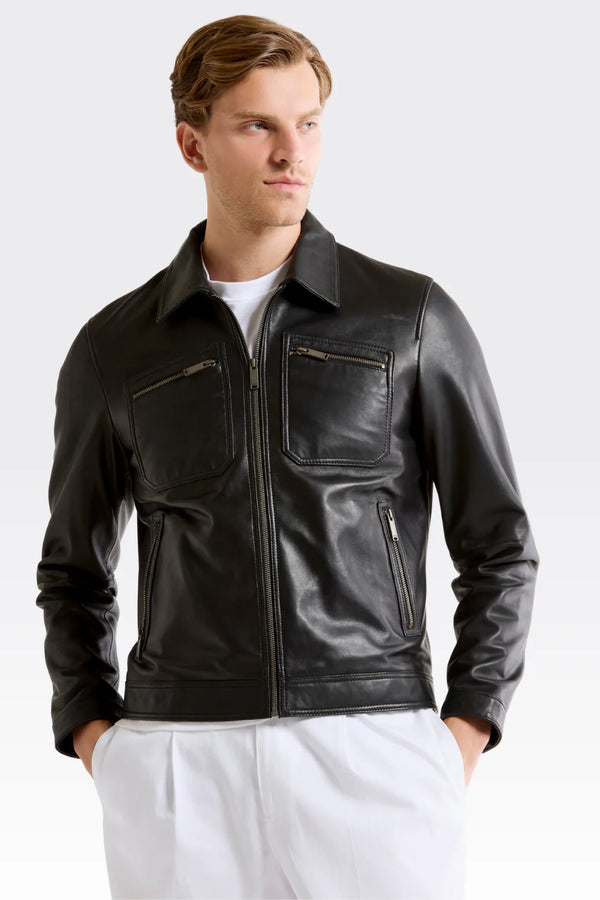 Sean Leather Jacket