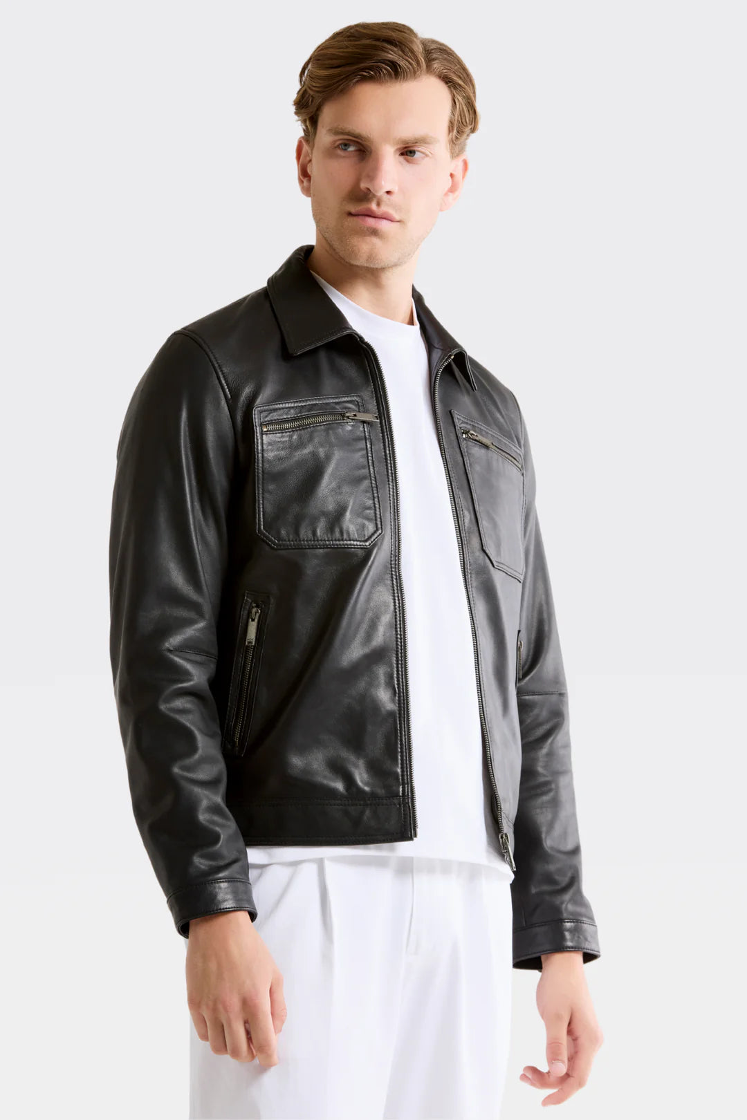 Sean Leather Jacket