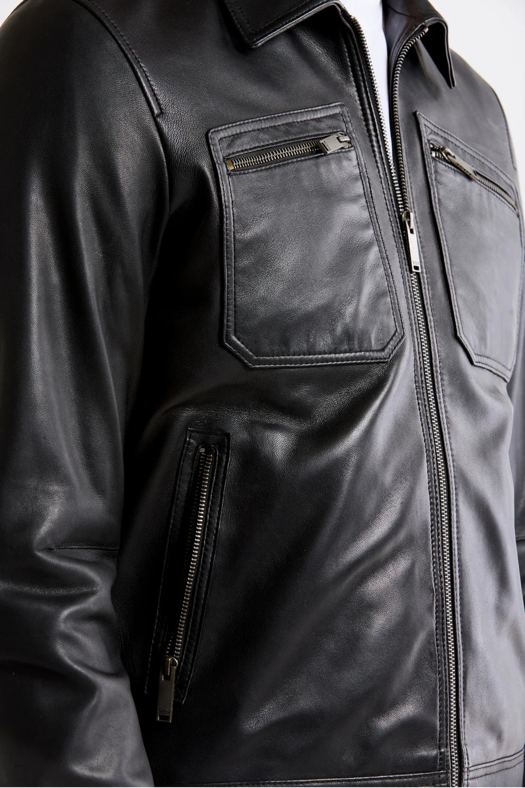 Sean Leather Jacket
