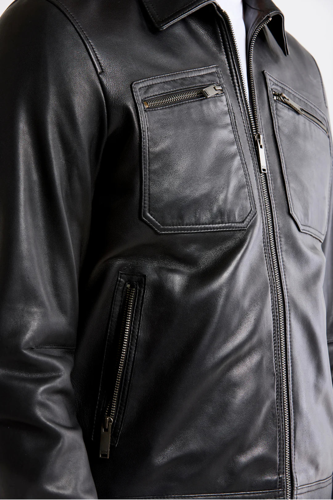 Sean Leather Jacket
